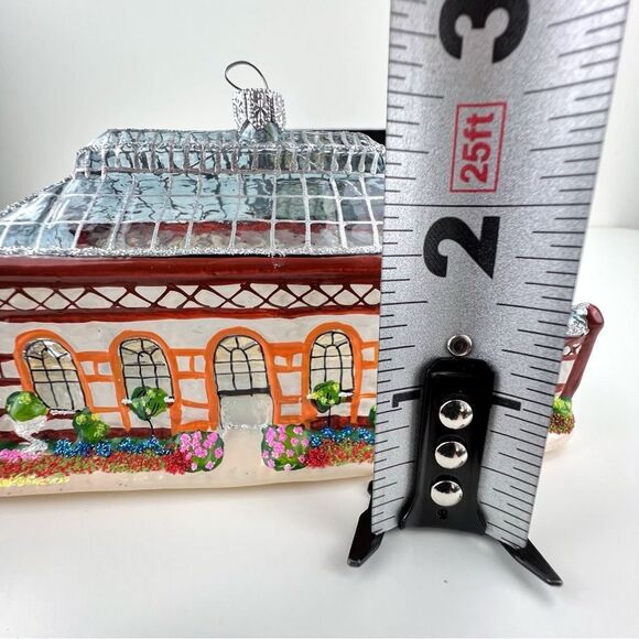 Biltmore Estate Blown Glass Christmas Tree Ornament Biltmore Conservatory 3D - Picture 8 of 8